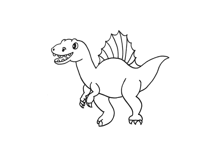 棘龙怎么画-图3