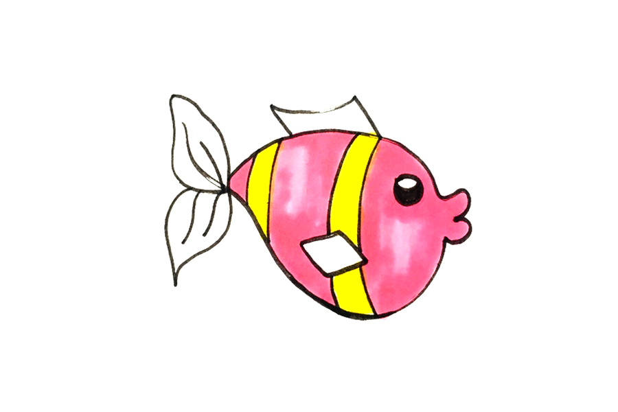 漂亮的小鱼怎么画-图4