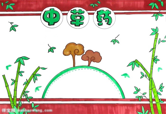 关于中草药的手抄报怎么画-图4