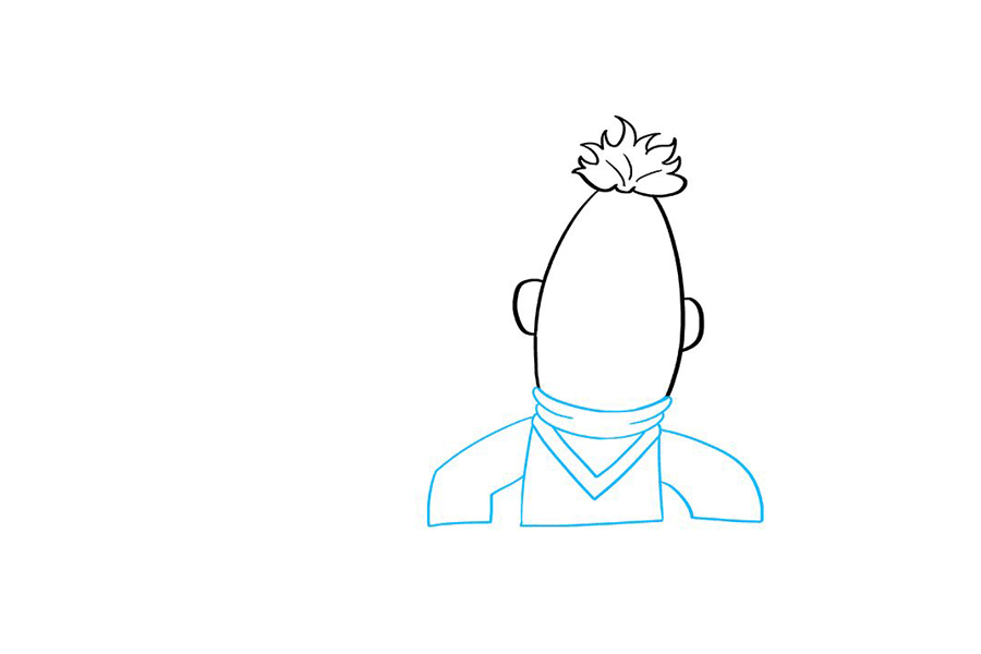 芝麻街伯特和厄尼怎么画-图2