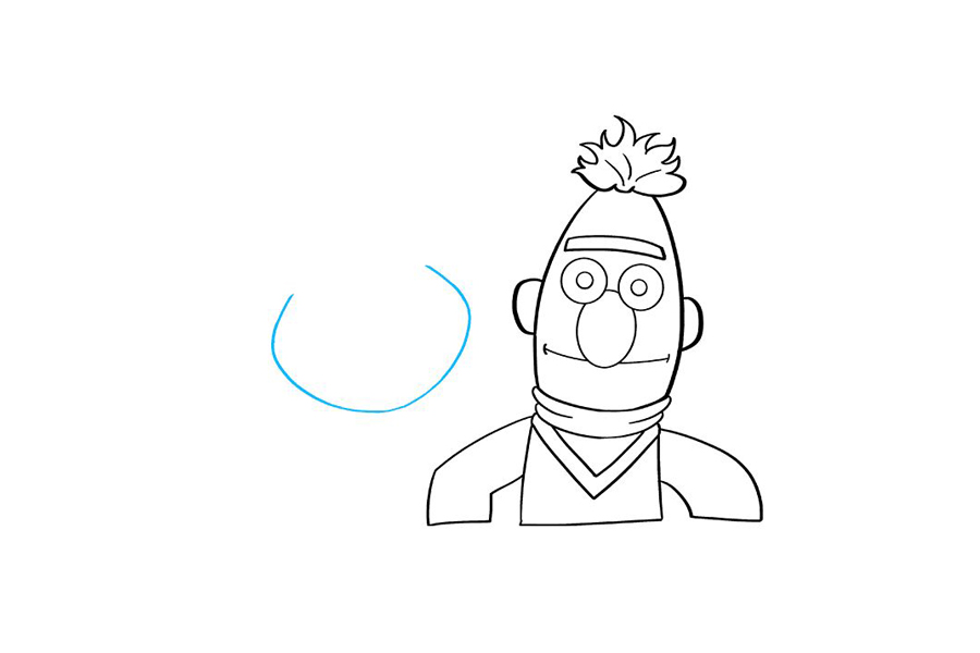 芝麻街伯特和厄尼怎么画-图4