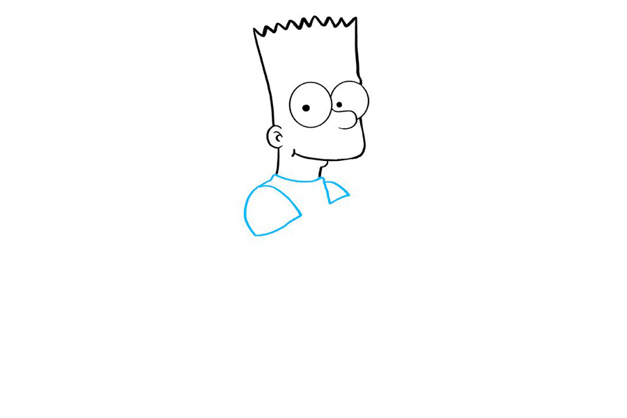 如何画巴特辛普森-图5