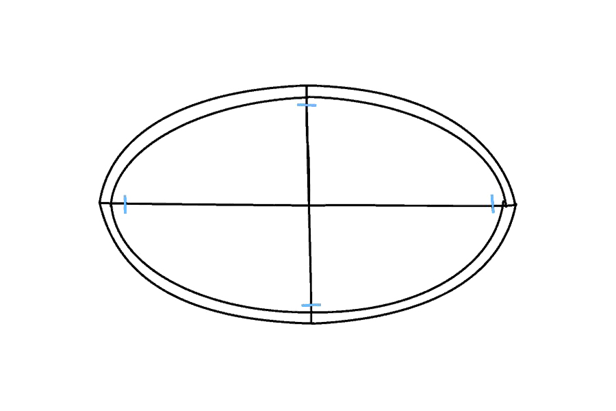 如何画蝙蝠侠标志-图6