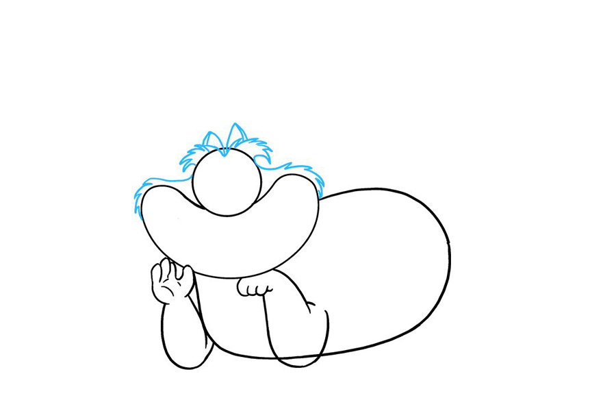 如何画柴郡猫-图6