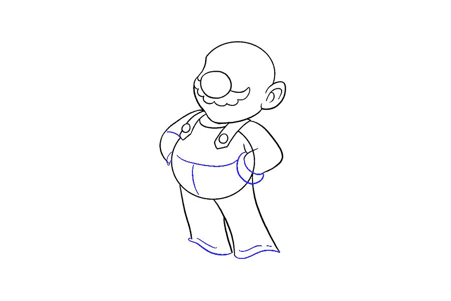 如何画超级马里奥-图11