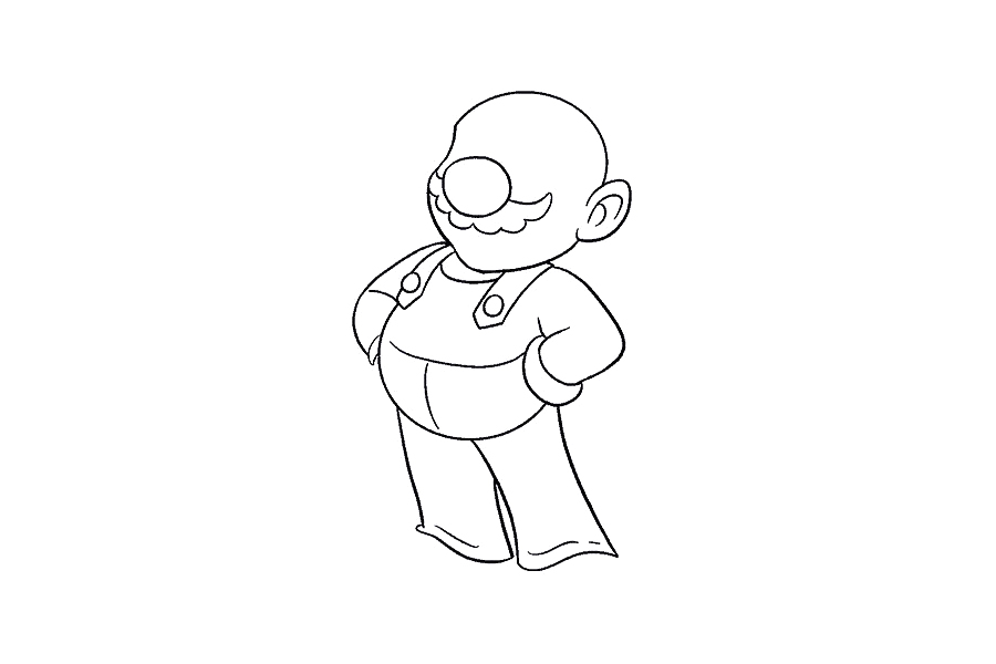 如何画超级马里奥-图12