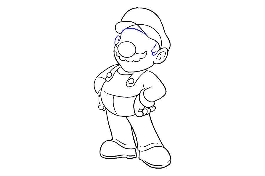 如何画超级马里奥-图16