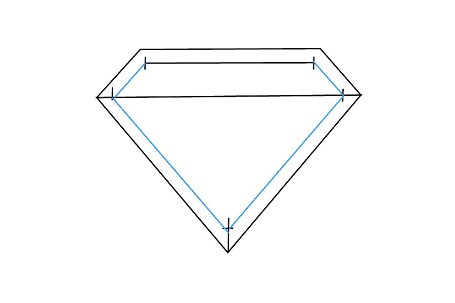 如何画超人标志-图4