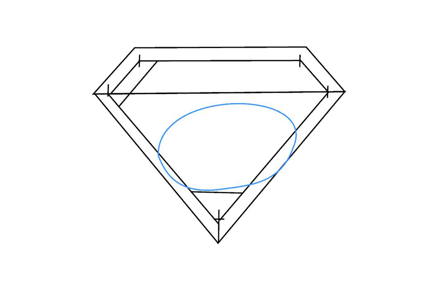 如何画超人标志-图6