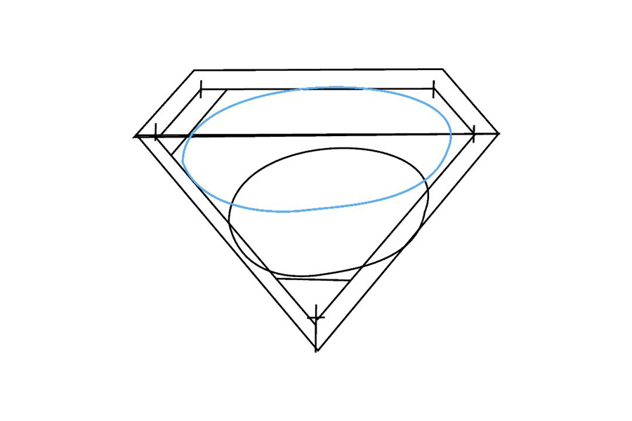 如何画超人标志-图7