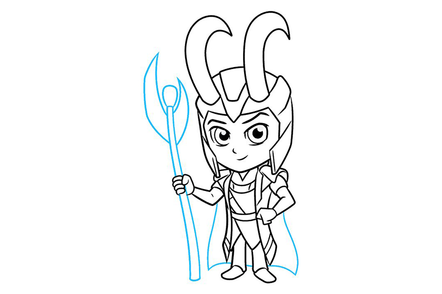 如何画赤壁洛基-图9