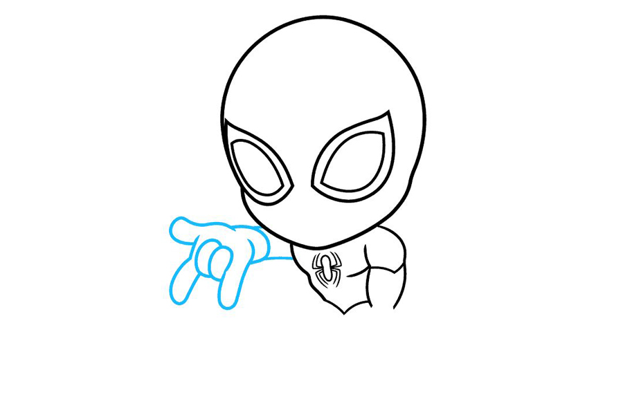 如何画赤壁蜘蛛侠-图3