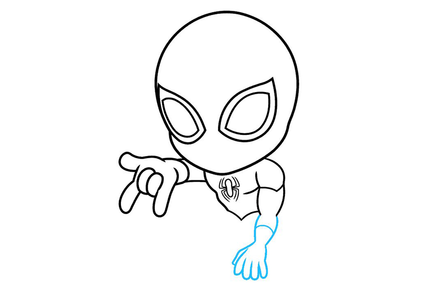 如何画赤壁蜘蛛侠-图4