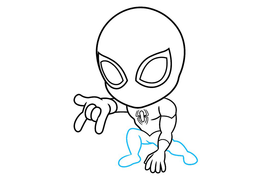 如何画赤壁蜘蛛侠-图5