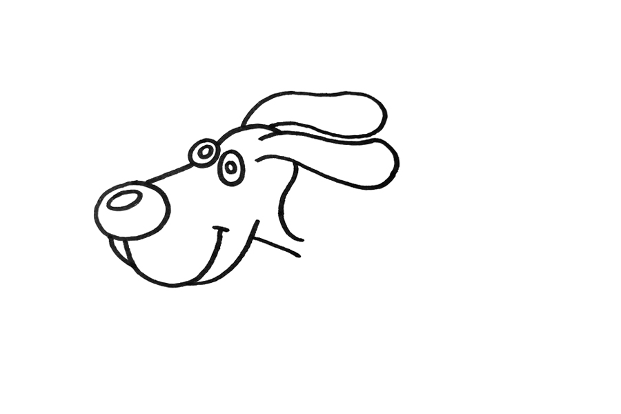 可爱的斑点狗怎么画-图1