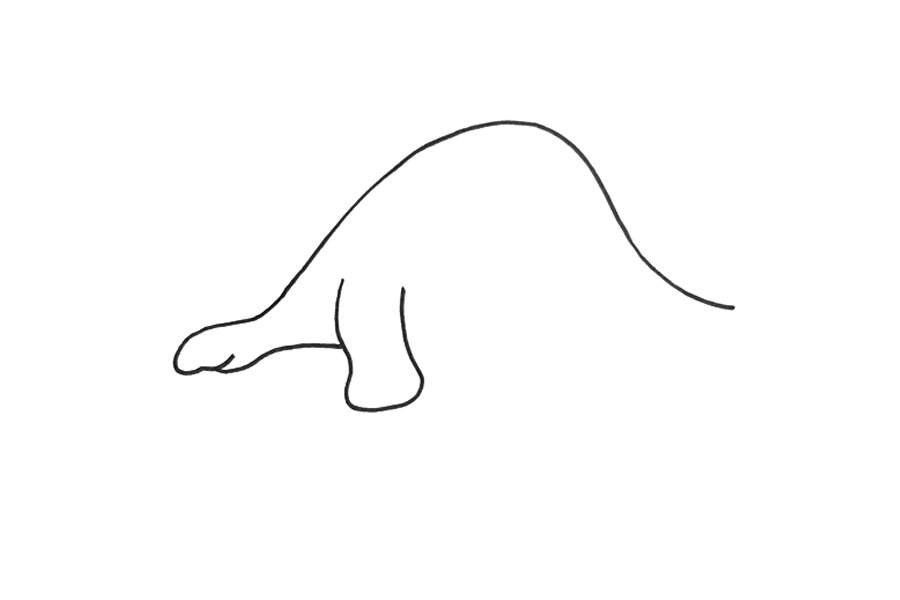 简单的剑龙怎么画-图1