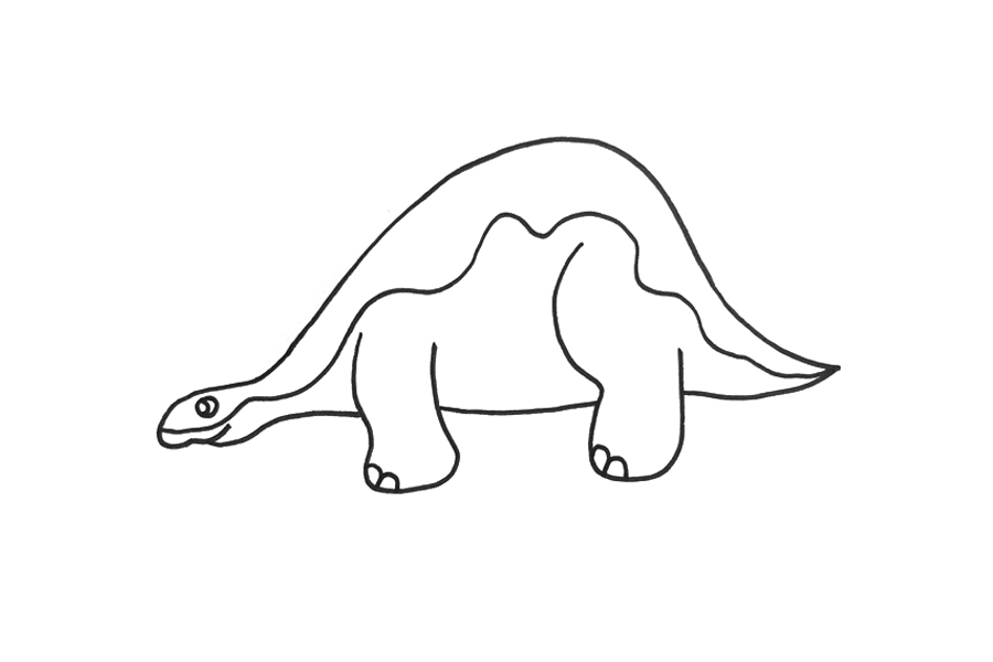 简单的剑龙怎么画-图3