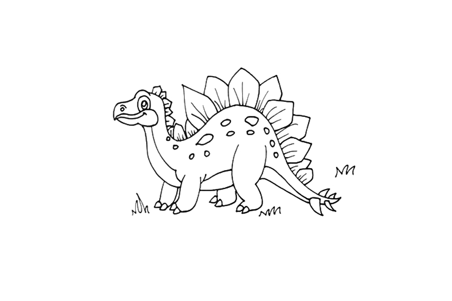 怎么把剑龙画得可爱-图3