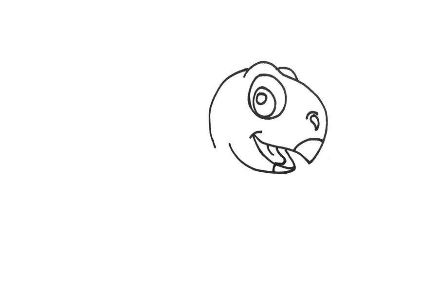 Q版剑龙怎么画-图1