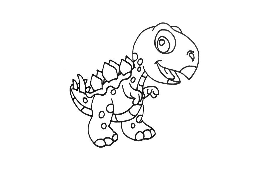 Q版剑龙怎么画-图3