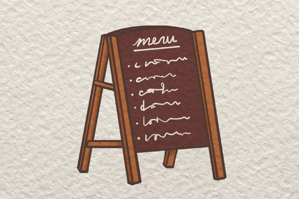 甜品店手账简笔画图片-图1