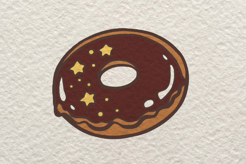 甜品店手账简笔画图片-图3