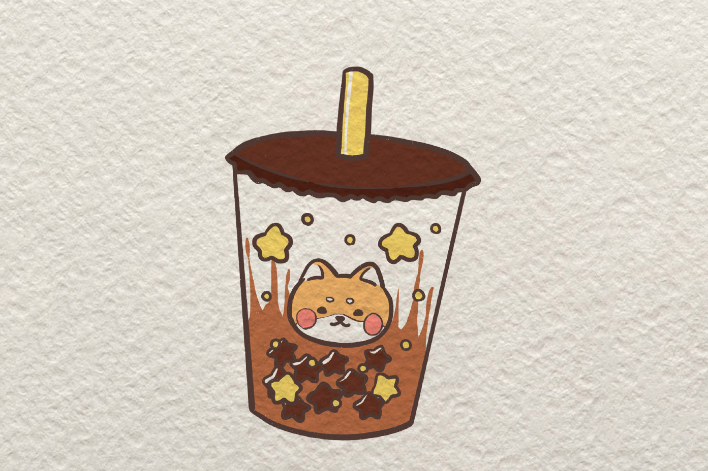 甜品店手账简笔画图片-图4