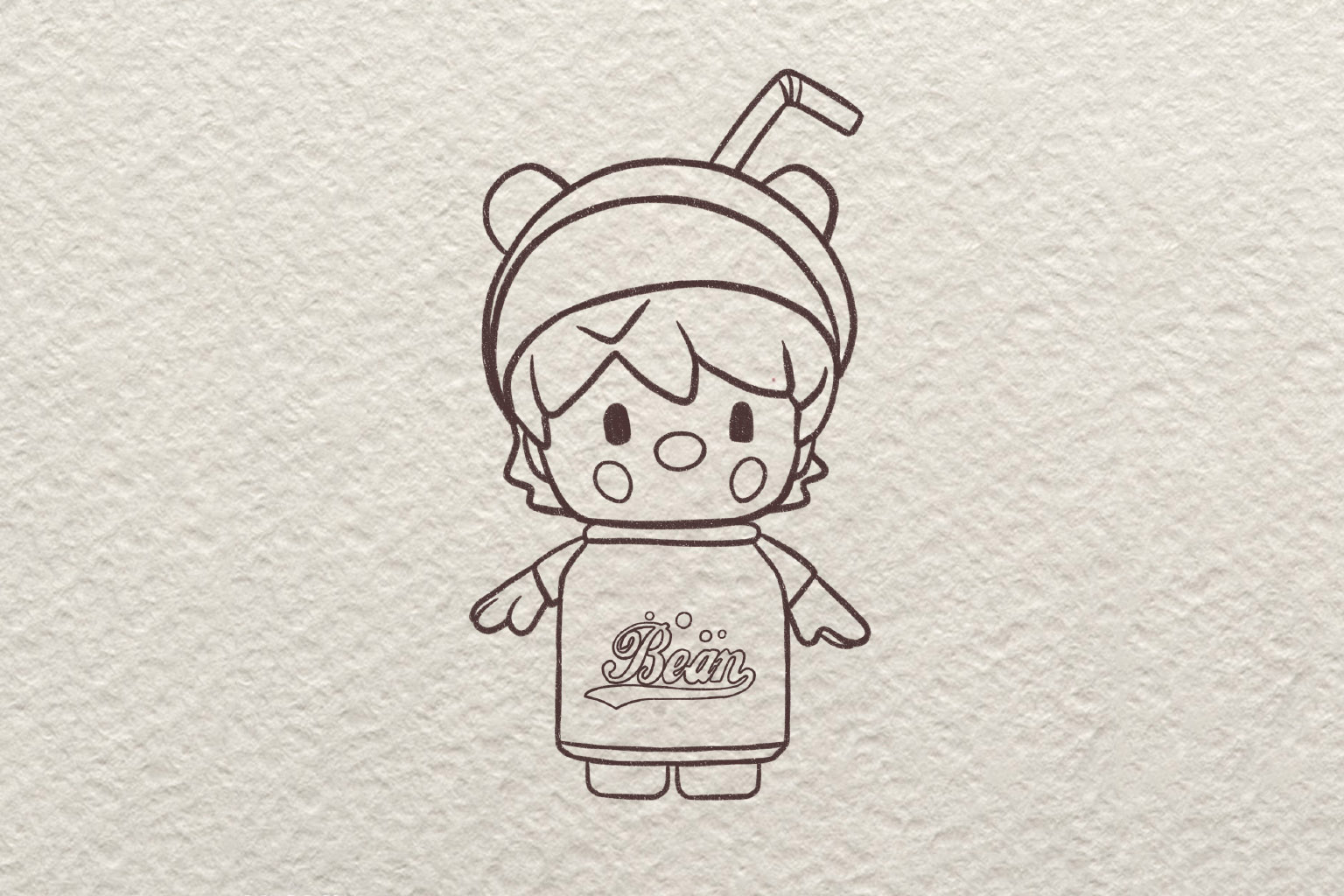 泡泡玛特可乐简笔画画法步骤-图6