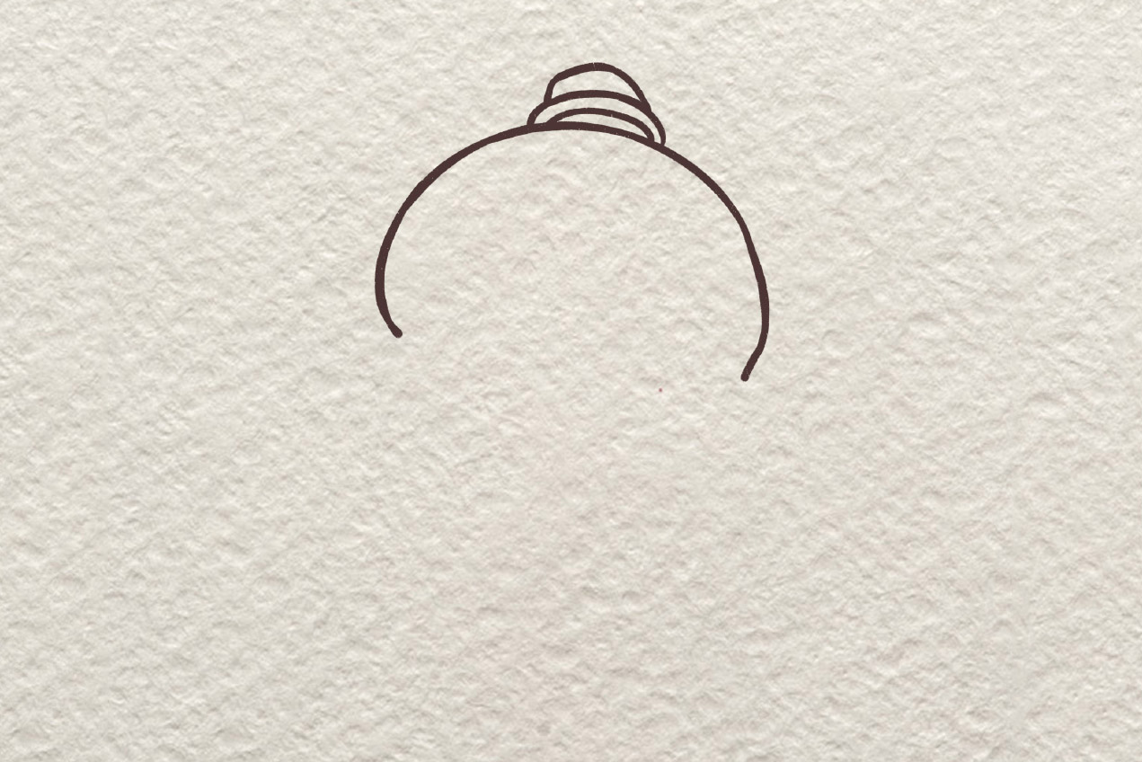 泡泡玛特葡萄果汁简笔画画法步骤-图1