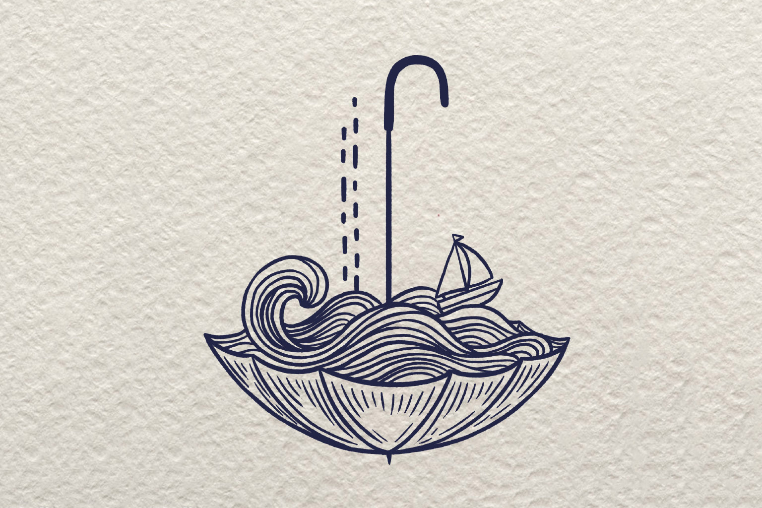 创意简笔画雨过天晴画法步骤