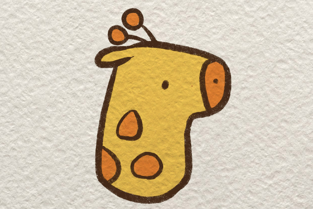 一组简单又可爱的小动物简笔画图片-图9