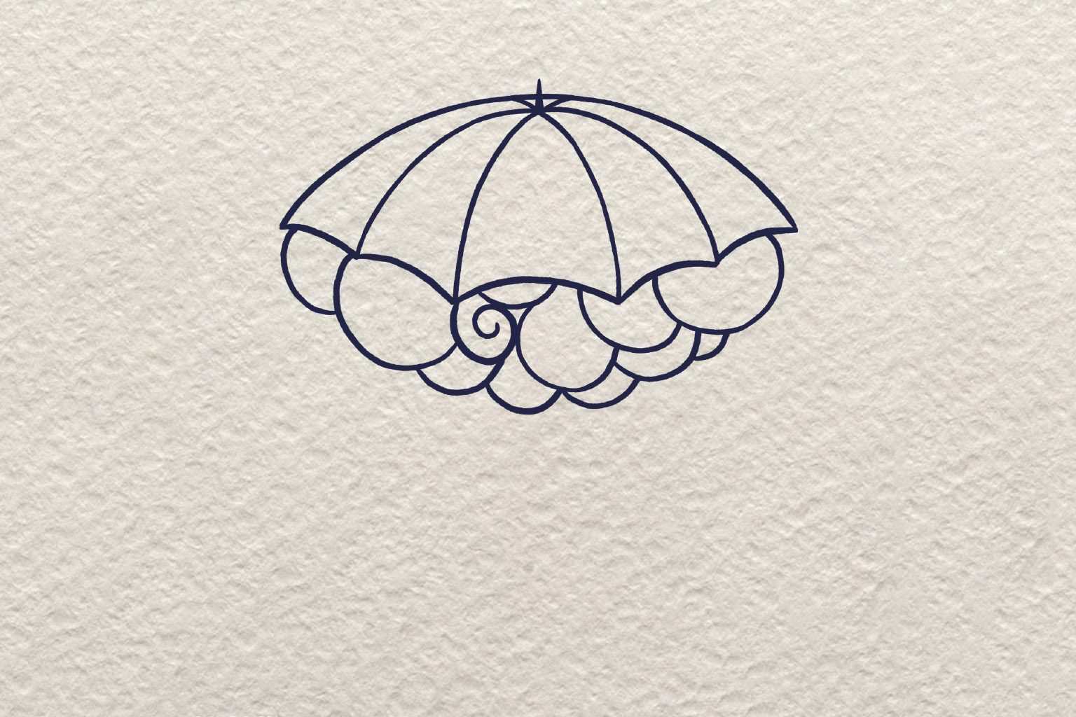 创意简笔画暴雨画法步骤-图3