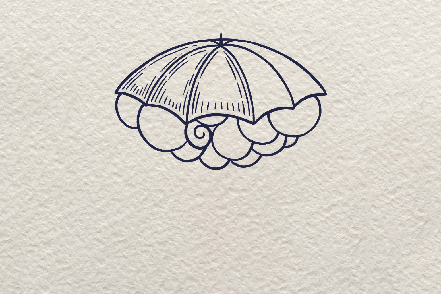 创意简笔画暴雨画法步骤-图4