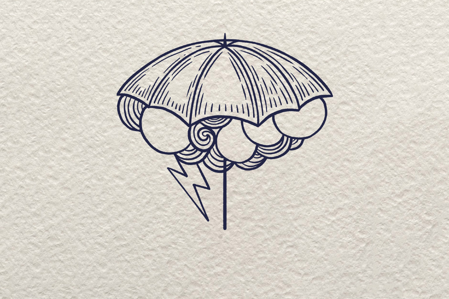 创意简笔画暴雨画法步骤-图7