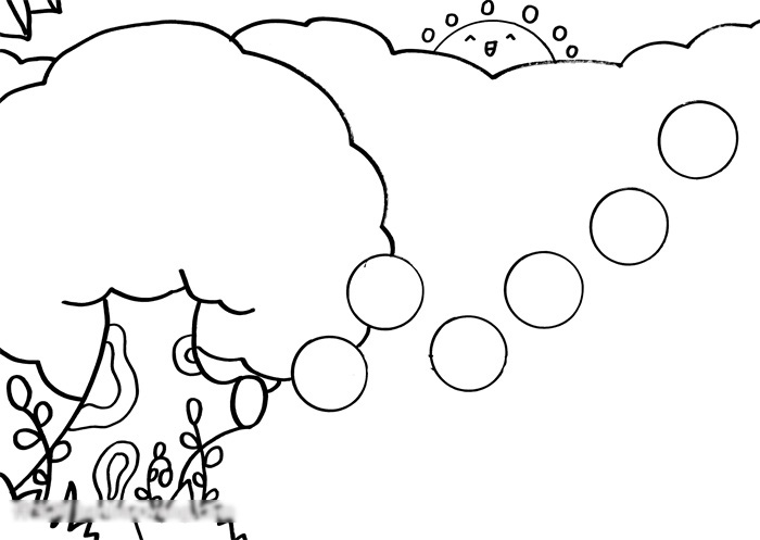 爱护花草树木宣传手抄报绘画-图2