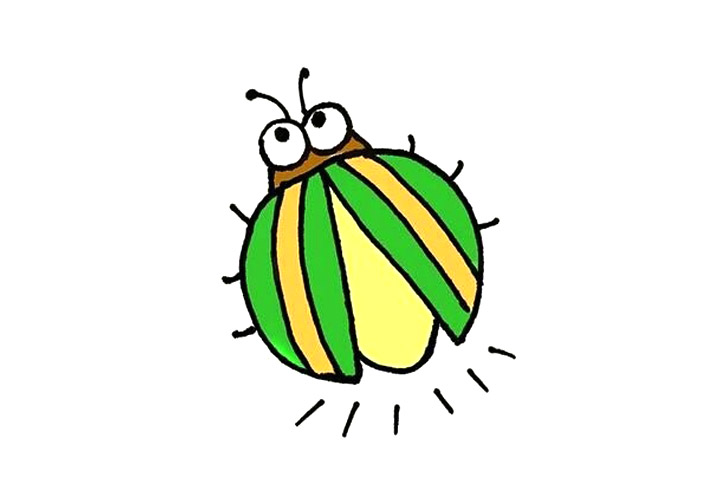 怎么画萤火虫简单