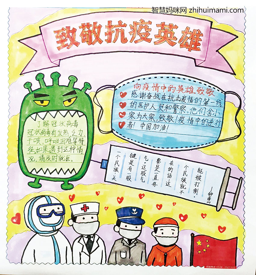 理想照亮未来手抄报-我想当一名医生