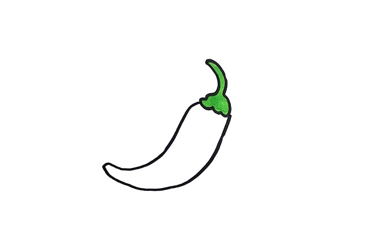 超简单辣椒怎么画-图3