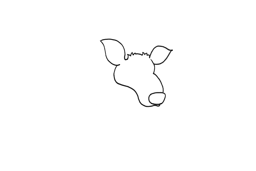 羚羊怎么画-图1