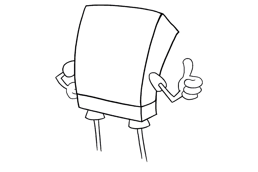 如何画海绵宝宝-图9