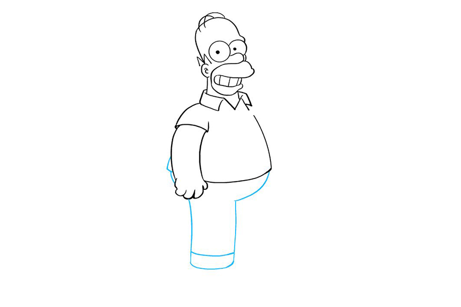 如何画荷马辛普森-图6