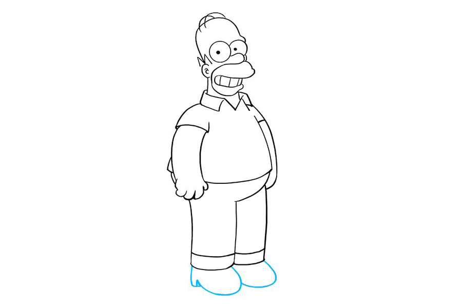 如何画荷马辛普森-图9