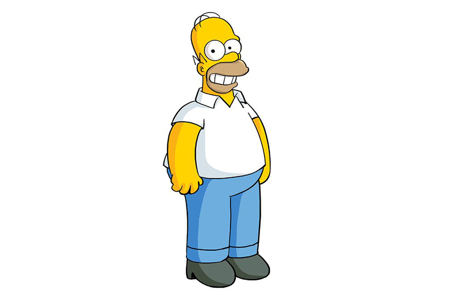 如何画荷马辛普森