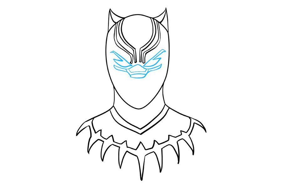 如何画黑豹-图8