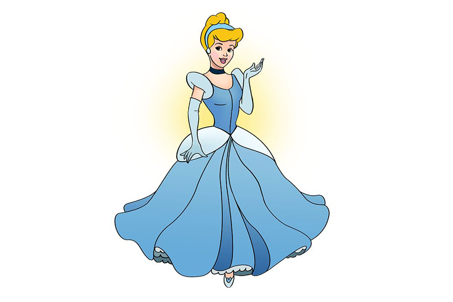 如何画灰姑娘