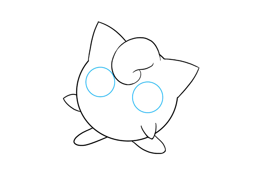 如何画神奇宝贝胖丁-图7