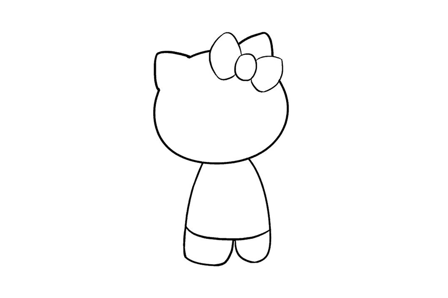 如何画凯蒂猫-图8