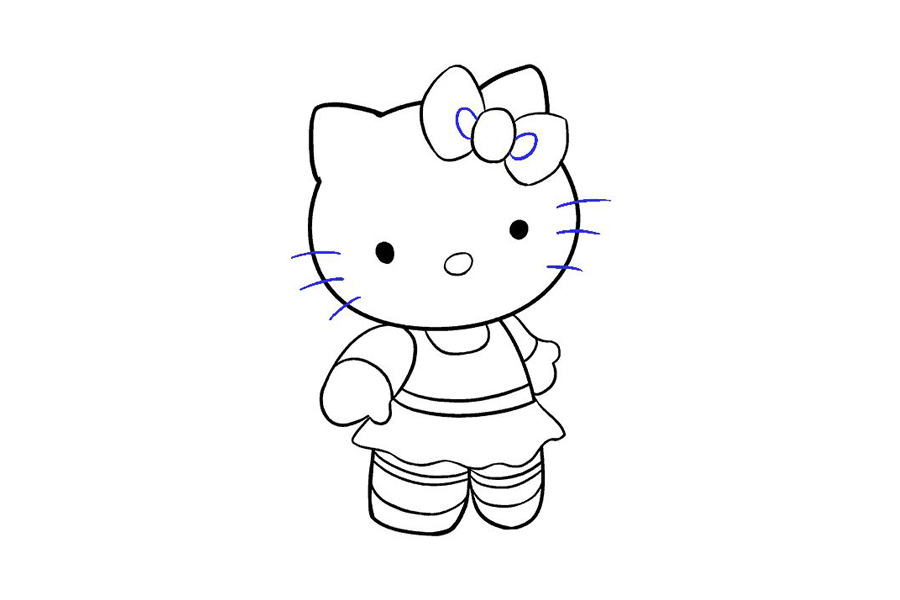 如何画凯蒂猫-图19