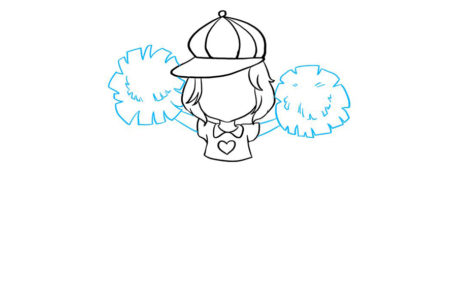 如何画啦啦队长-图3