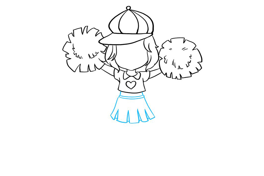 如何画啦啦队长-图4